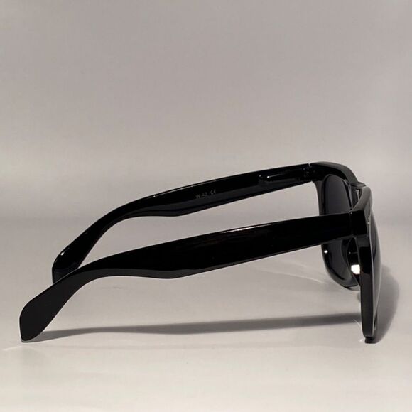 0540 Black Square Oversize Dramatic Sunglasses 100% UV Protection NWT - Picture 5 of 8
